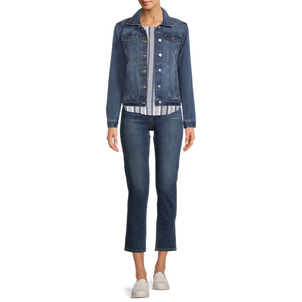 Time and Tru Medium Wash -Size X-Large Women's Denim Jacket - Picture 5 of 6